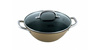 Wok żeliwny Gipfel Select 28cm ze szklaną pokrywą 3,6l